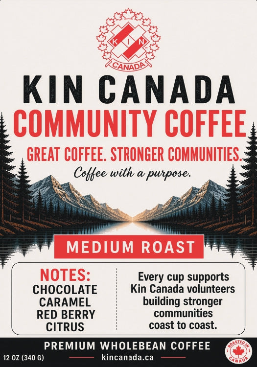 KIN CANADA COMMUNITY BLEND - Medium Roast Coffee (CASE)